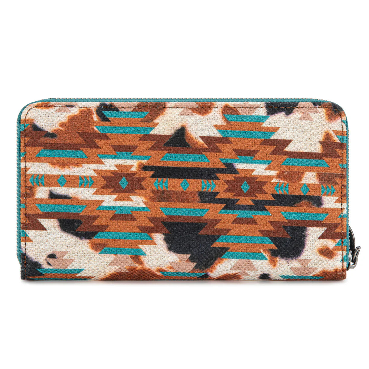 Wrangler® Aztec Print Tote/Crossbody Wallet Set Turquoise WG302-8130WTQ