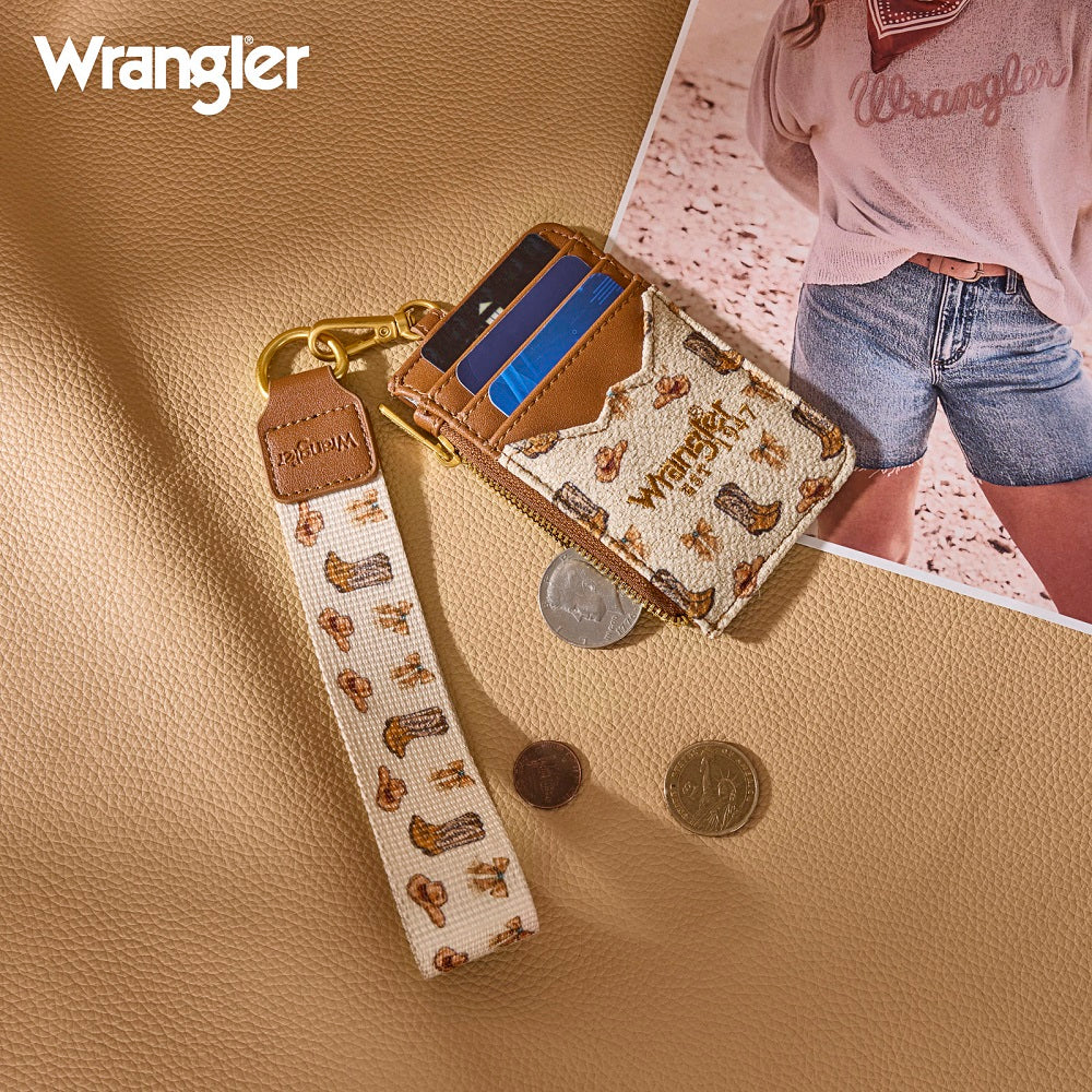 Wrangler® Western Print RFID Blocking Wallet WG-WL-524-005TN