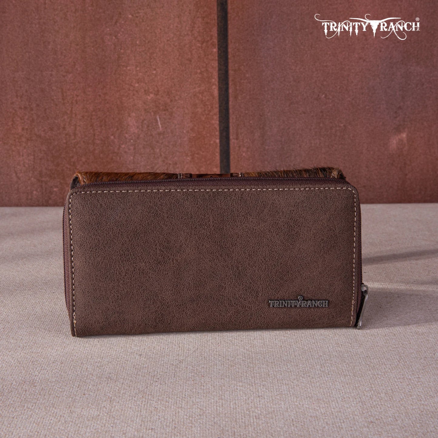 Trinity Ranch® Hair-On Cowhide Wallet TR146-W010CF