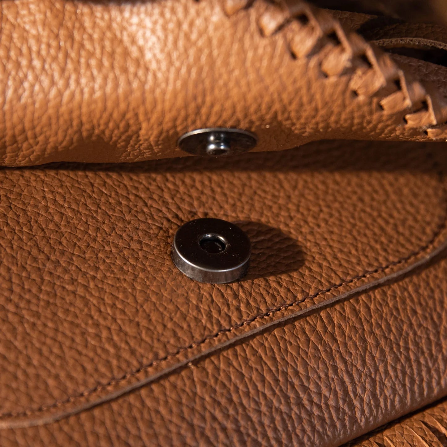 Montana West® Genuine Leather Hair-On Cowhide Fringe Bohemian Crossbody Brown MWR-054BR