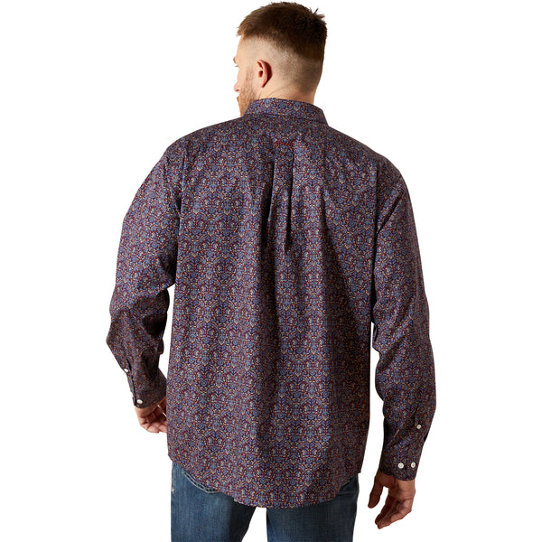 Ariat® Men's Wrinkle Free Brendan Blue Shirt 10065805
