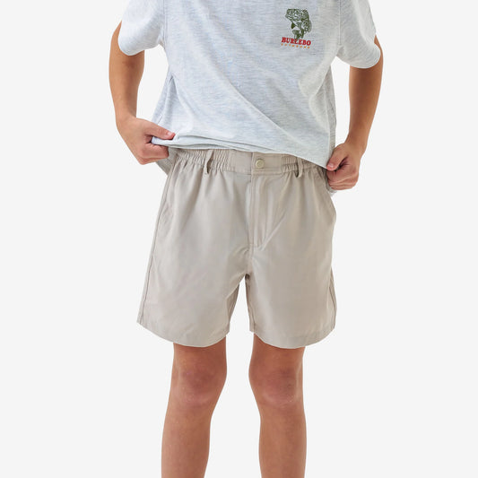 Burlebo® Youth Everyday Short - Light Khaki - Old Glory Pocket Y-ES-LK-OLDG