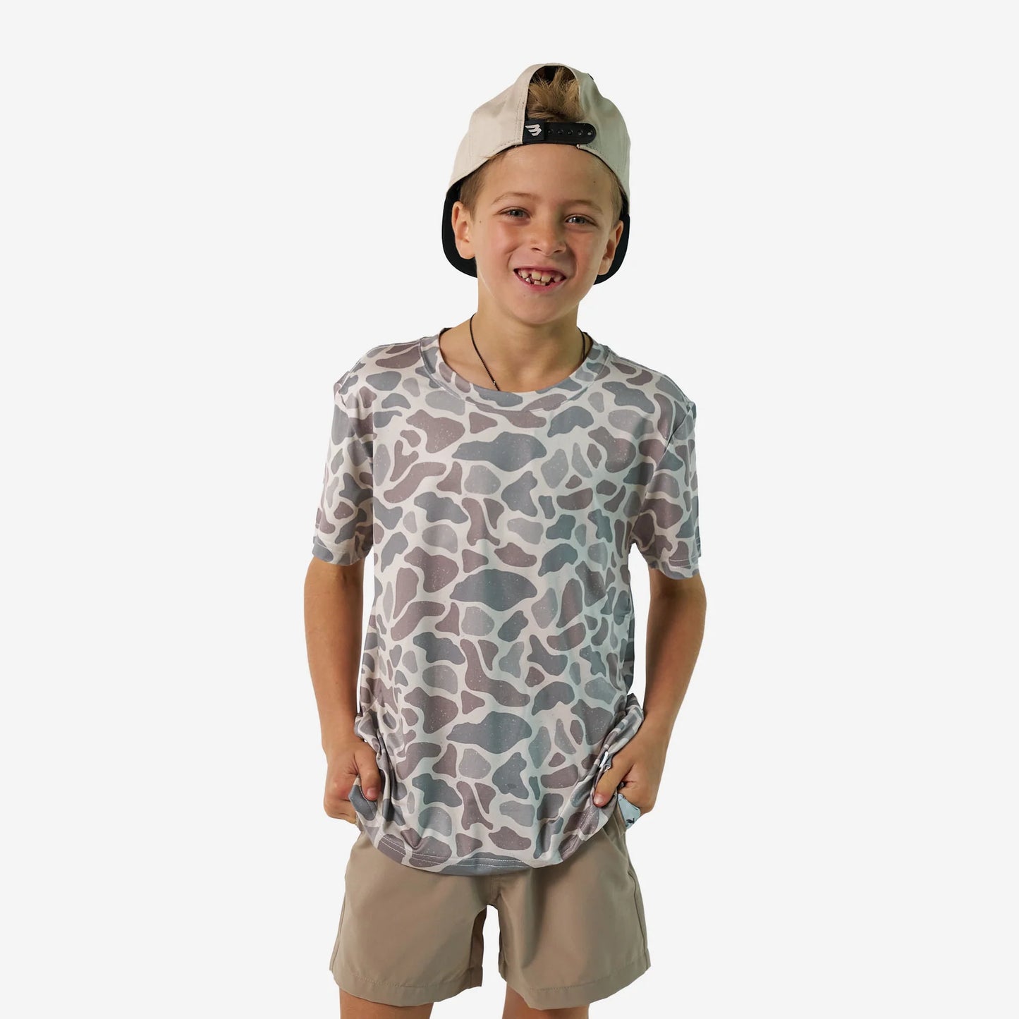 Burlebo® Youth Go-To Tee Classic Deer Camo Y-GTT-CDC