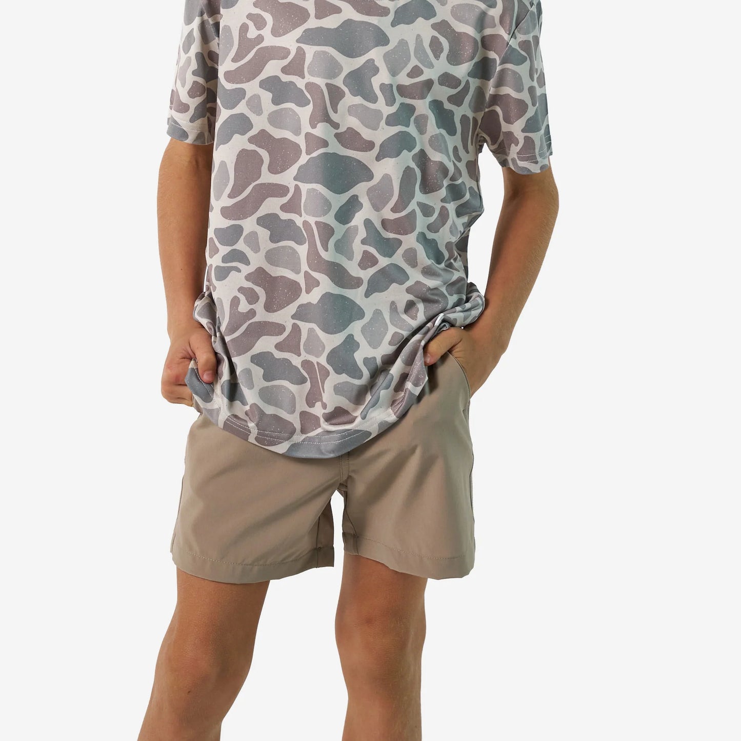 Burlebo® Youth Go-To Tee Classic Deer Camo Y-GTT-CDC
