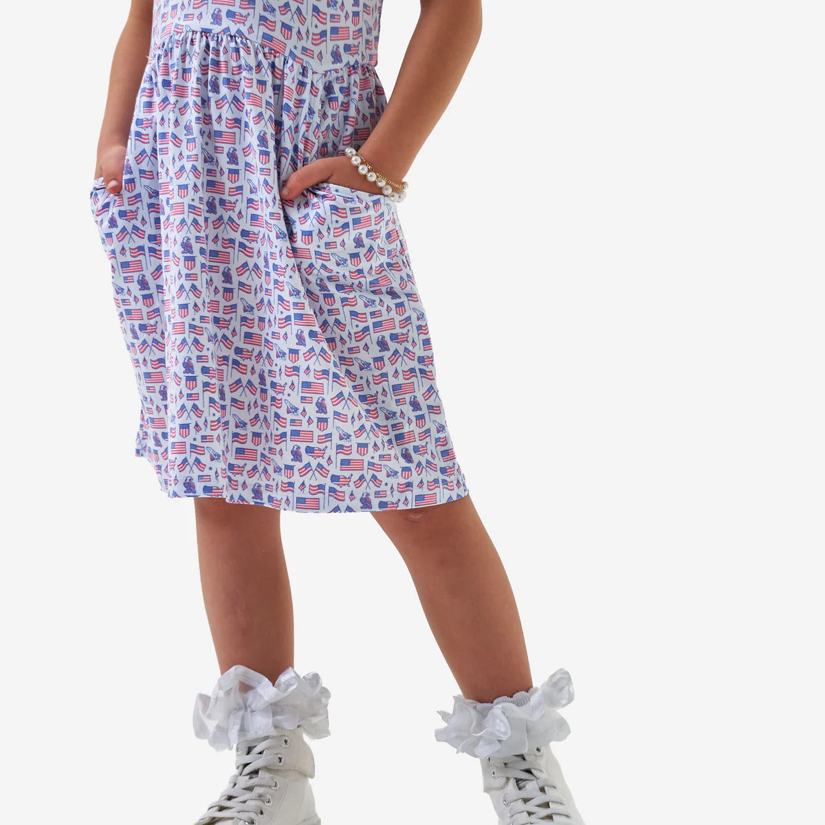 Burlebo® Youth Moxie Dress Old Glory Y-MOXD-OLDG