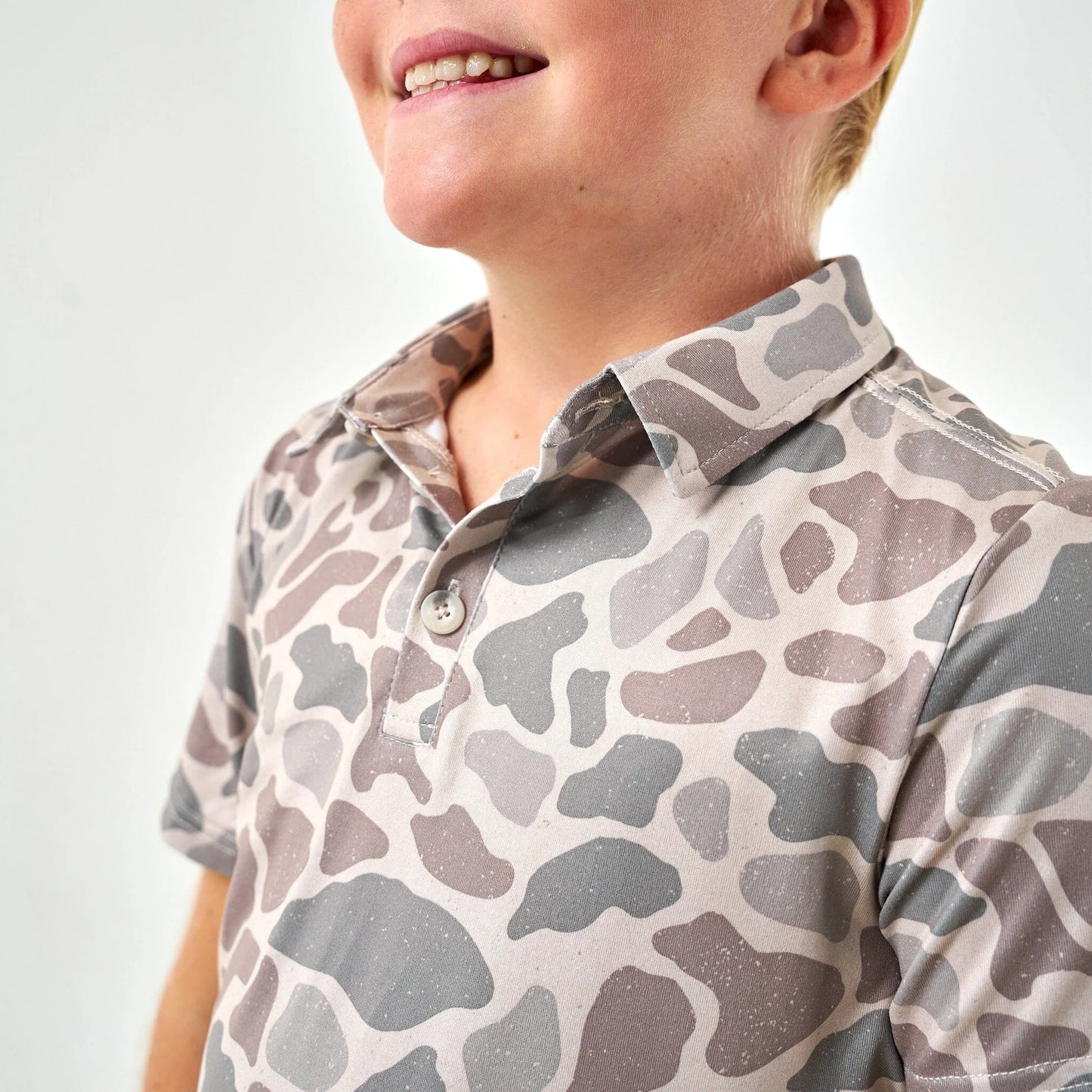 Burlebo® Youth Performance Polo Classic Deer Camo Y-PP-CDC