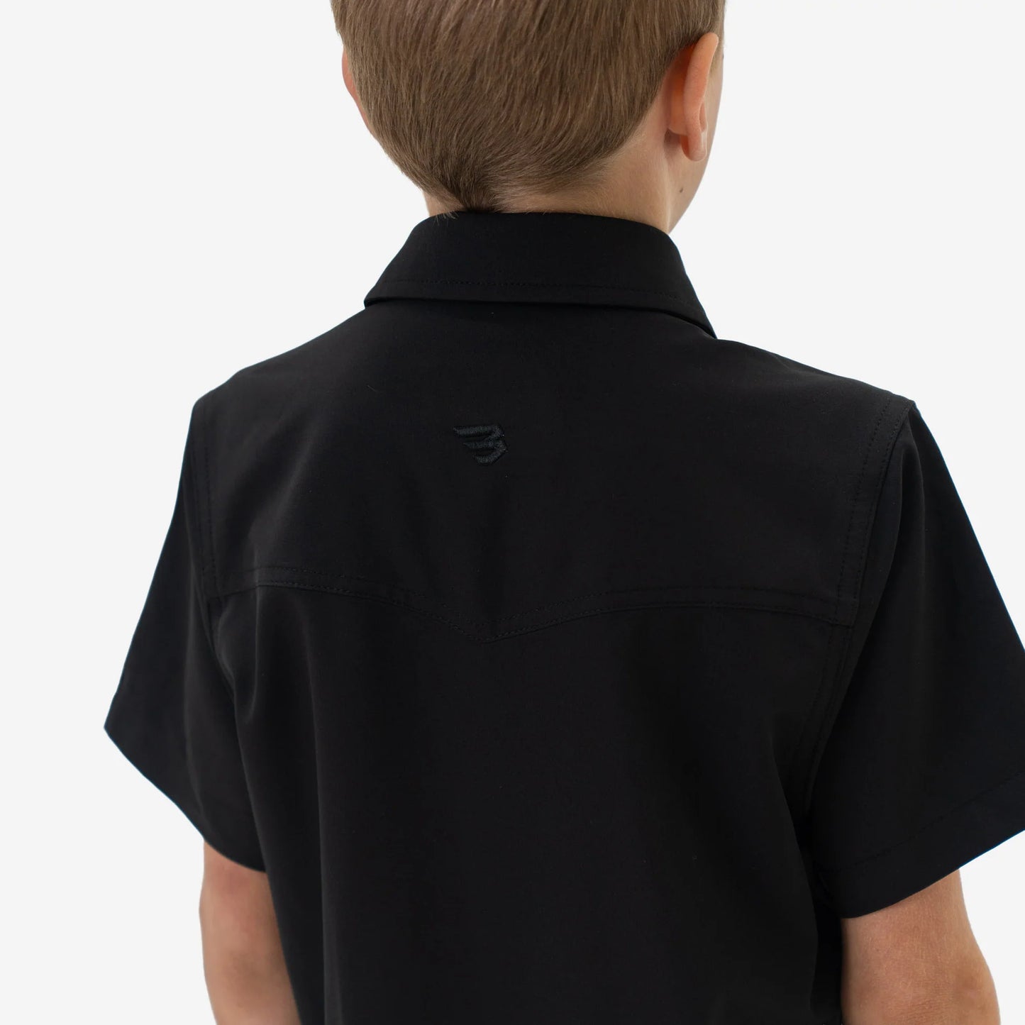 Burlebo® Youth Performance Western Shirt Black Y-PWS-BLK