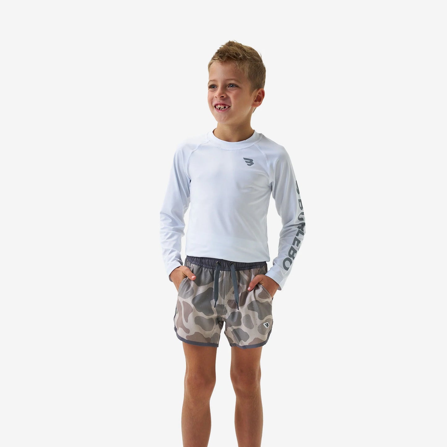 Burlebo® Youth Swim Trunks Jumbo Classic Deer Camo Y-ST-JCDC
