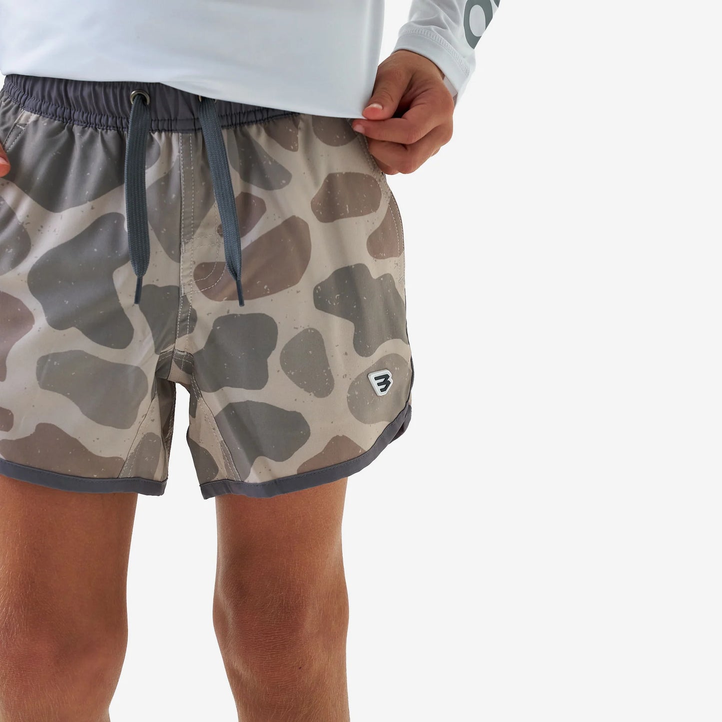 Burlebo® Youth Swim Trunks Jumbo Classic Deer Camo Y-ST-JCDC
