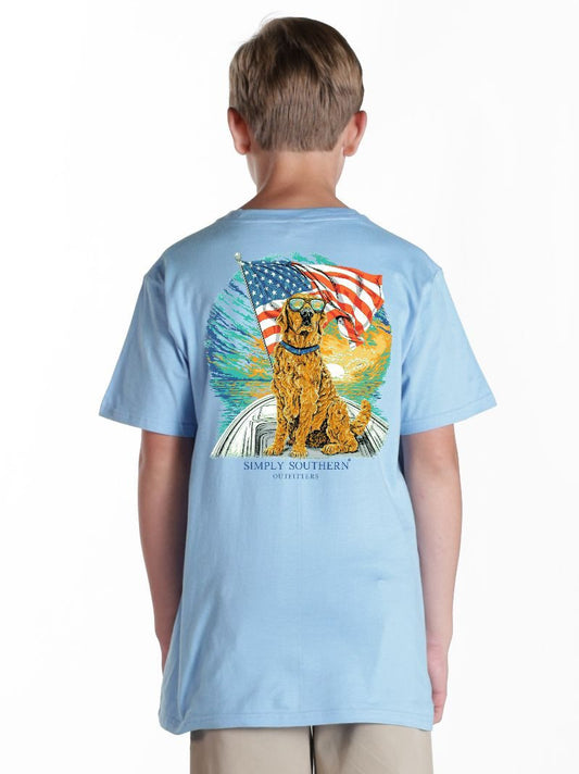 Simply Southern® Boy's Short Sleeve T-Shirt YTH-MN-MINWASH-MAVRK