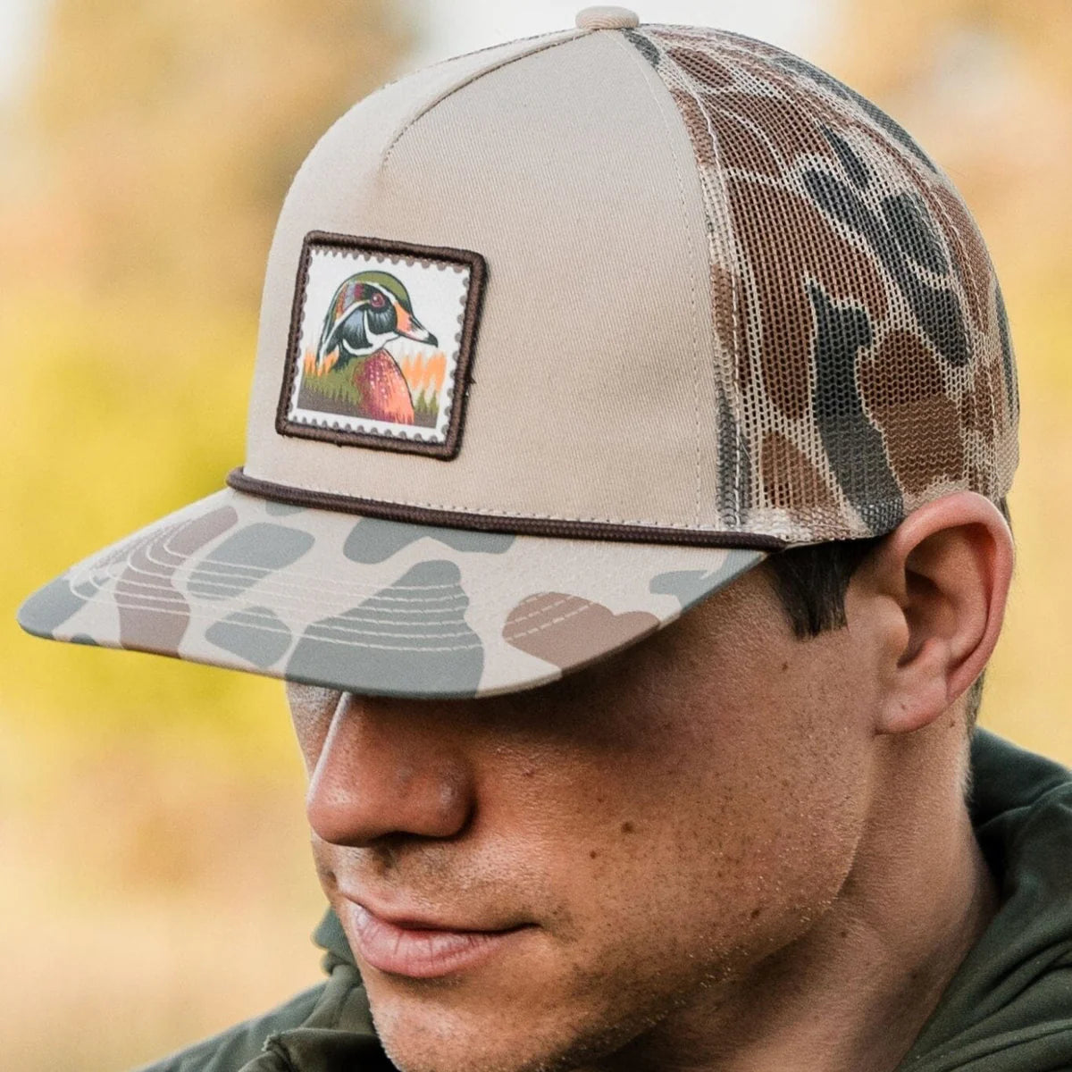 Burlebo® Wood Duck Stamp Camo Ballcap C-DSCC