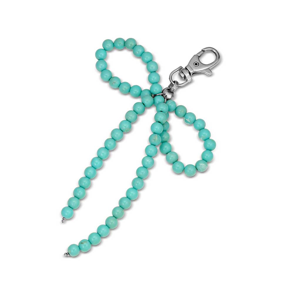 Montana Silversmiths® Turquoise Bow Bag Charm ABAG6342