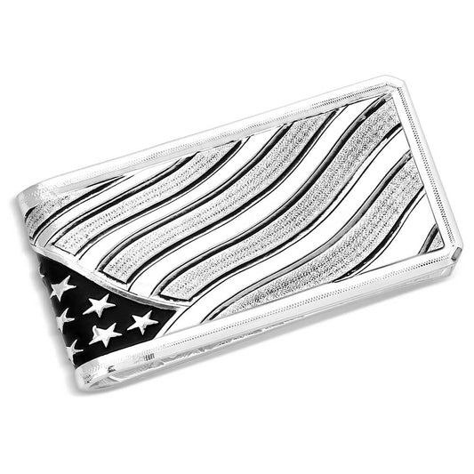 Montana Silversmiths® Men's Wings of Liberty American Made Money Clip AMMCL5825-SVNF