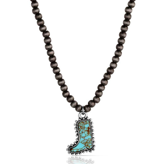 Montana Silversmiths® Boot Scootin' Turquoise Necklace ANC6354