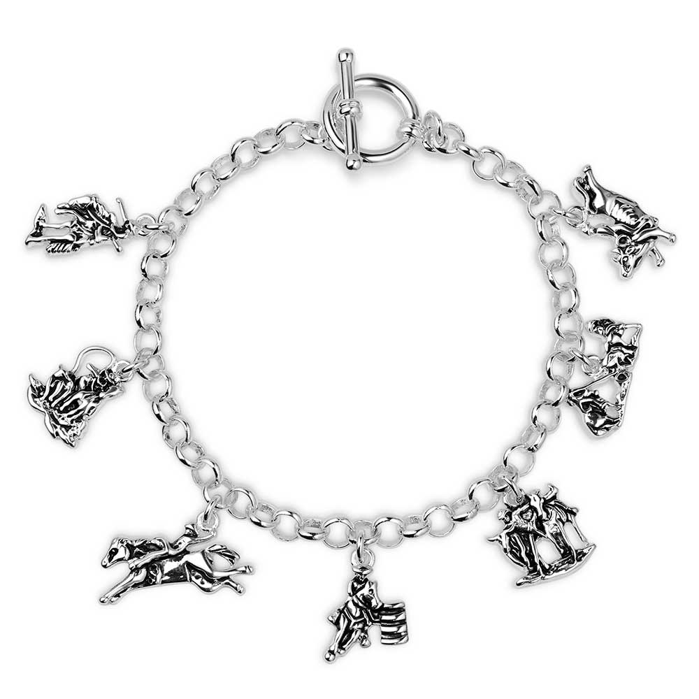 Montana Silversmiths® Charms of Champions Rodeo Bracelet BC5767