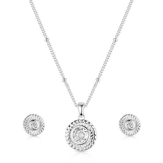 Montana Silversmiths® Mountain Rain Jewelry Set JS6448