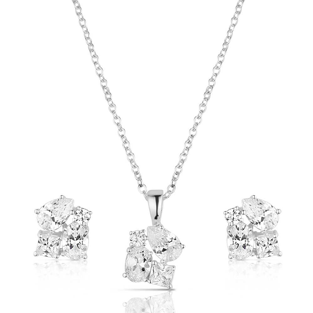 Montana Silversmiths® Hitch N Post Cluster Jewelry Set JS6461