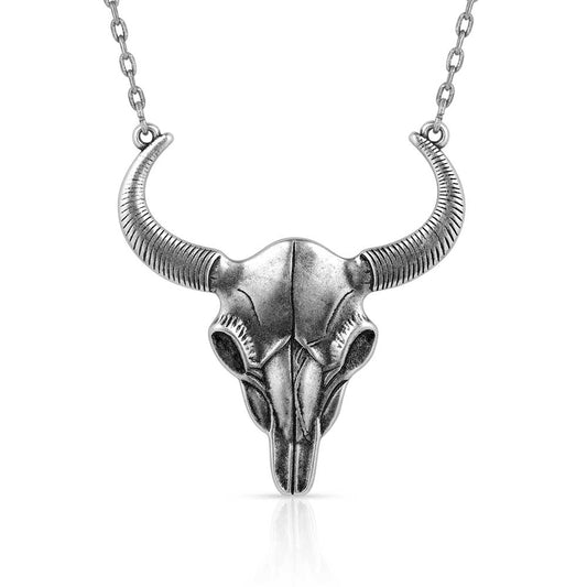 Montana Silversmiths® Buffalo Skull Necklace NC5790