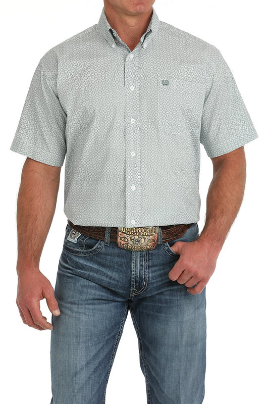 Cinch®  Men's Medallion Print Short Sleeve Button-Down Western Shirt MTW1111474