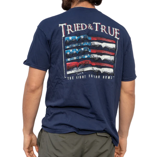 Tried And True Brand Gun Flag Men's T-Shirts TT183