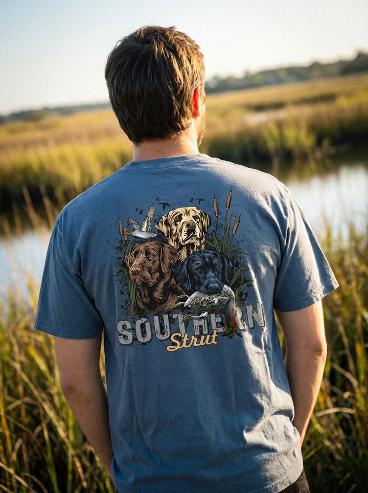 Southern Strut® Men's Lab Trio Duck Hunting T-Shirt ST#705