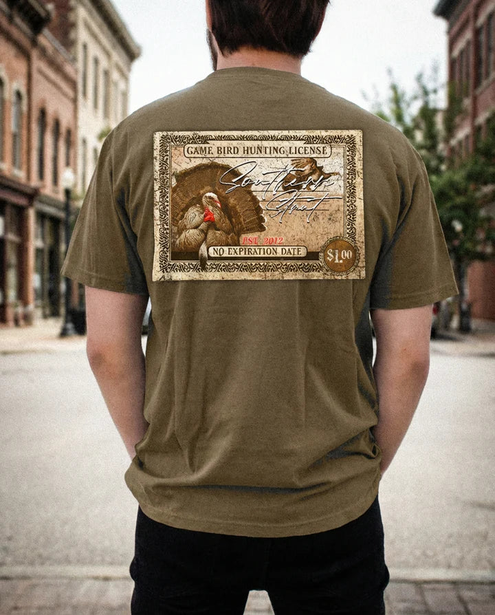 Southern Strut® Men's Turkey License T-Shirt ST#696