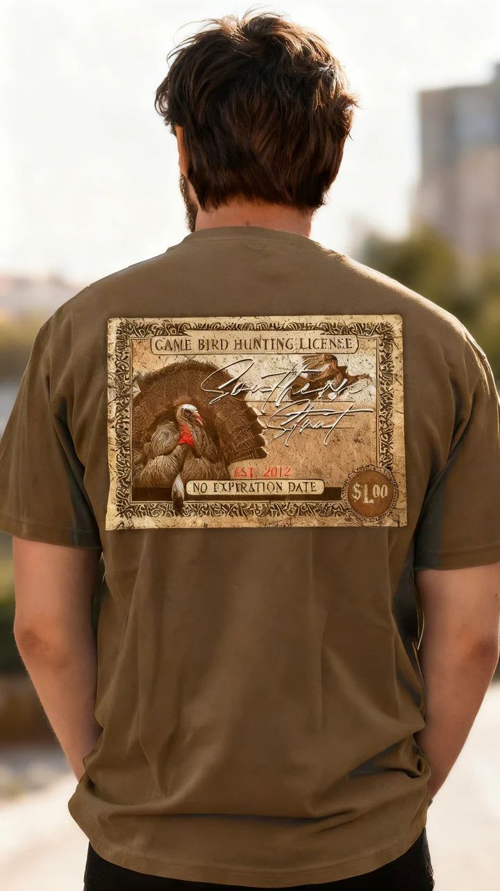 Southern Strut® Men's Turkey License T-Shirt ST#696