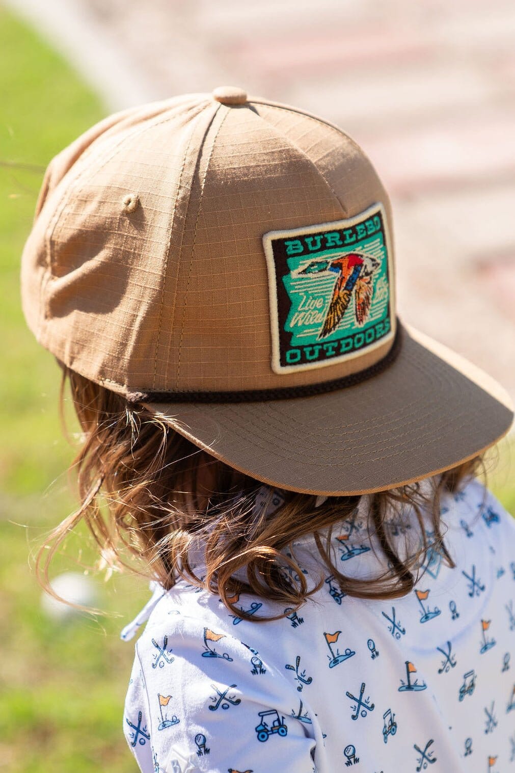 Burlebo® Kid's  - Greenhead Patch - Coyote Tan Ballcap YC-GHP