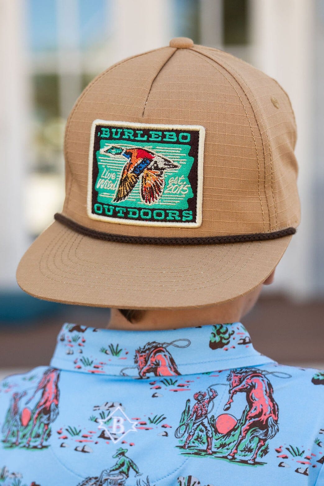 Burlebo® Kid's  - Greenhead Patch - Coyote Tan Ballcap YC-GHP